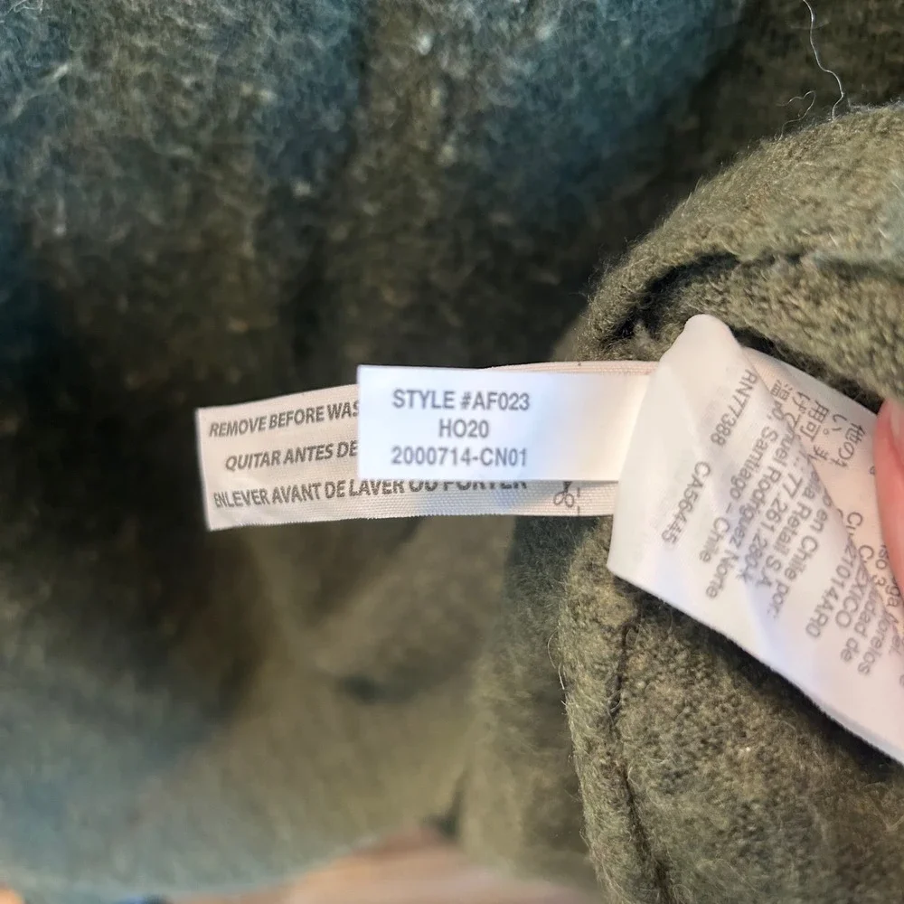 J Crew Green Wool Alpaca Blend Turtleneck Sweater Size S‎